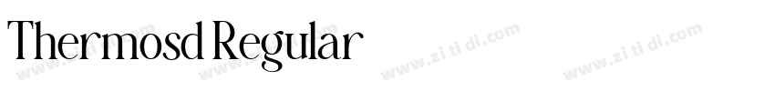 Thermosd Regular字体转换 Thermosd Regular字体转换